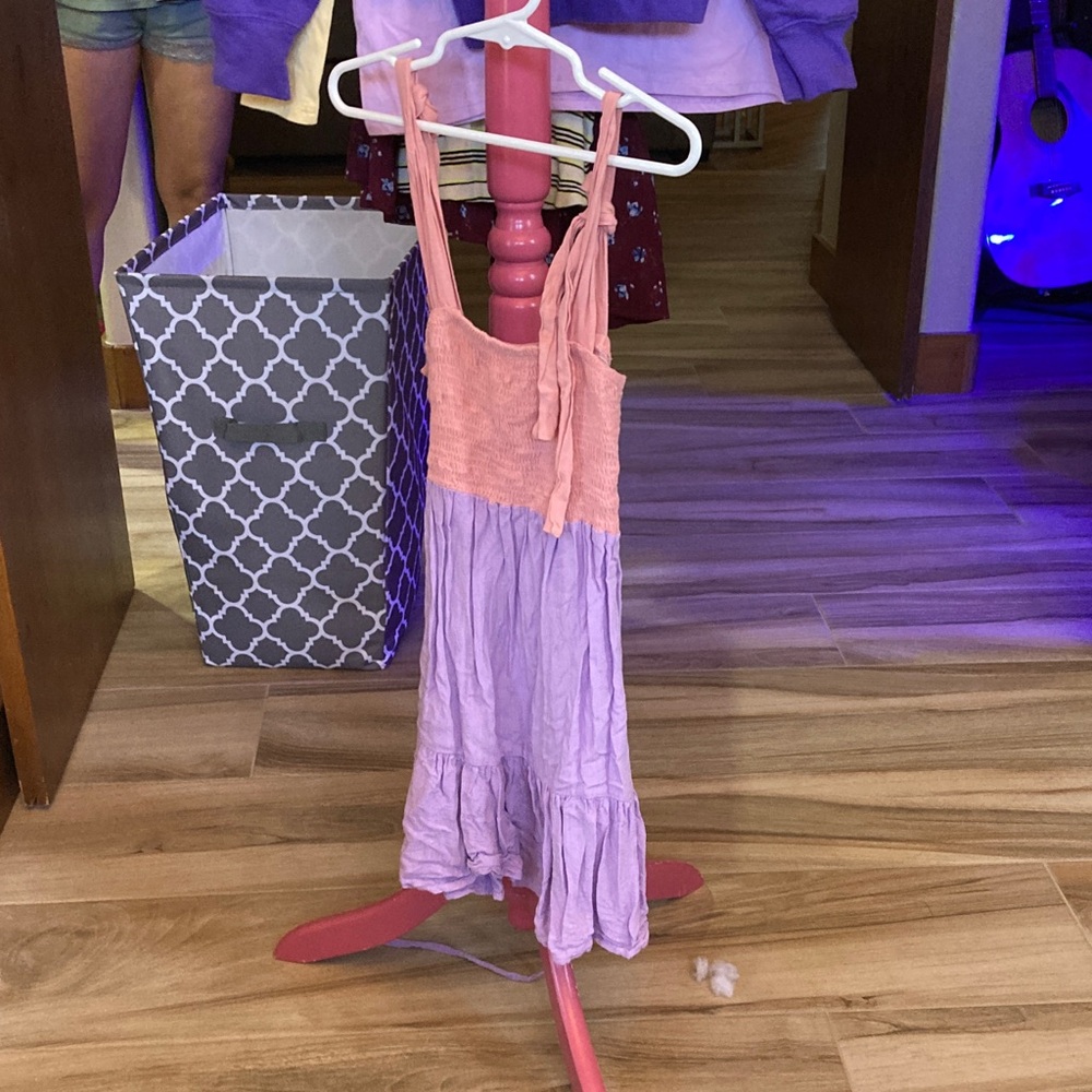 Milani Pink and Lavender Kids Dress